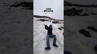 Zero Point North Sikkim at 15,300 Ft ❄️ India's Last Road! #zeropoint #northsikkim #himalayas #yt