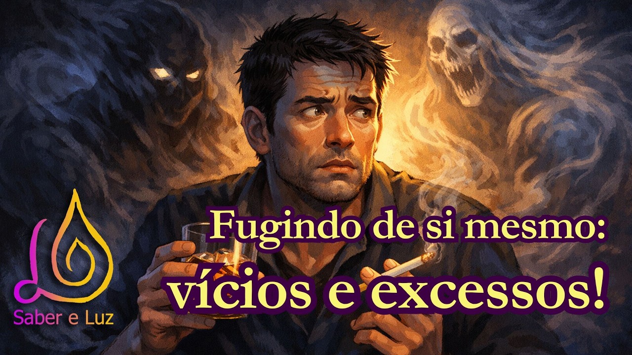 Quando fugir de si mesmo vira prisão | Saber e Luz sobre vícios e excessos
