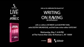Live on Ave C: Writing on Raving
An evening with the co-editors Zoe Beery and Geoffrey Mak, in conversation with artist Destiny Brundidge and Hell Gate writer-editor Katie Way Live on Ave C: Writing on Raving
