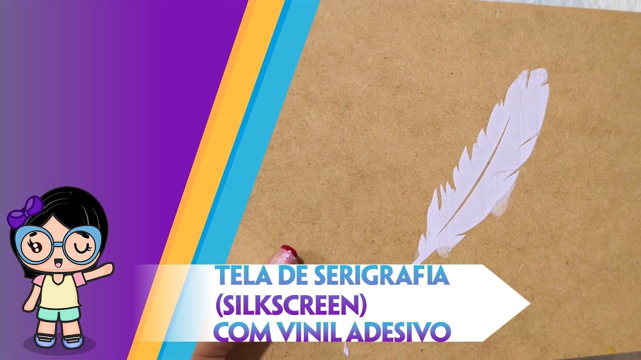 Aprenda a Fazer uma TELA DE SILKSCREEN com Vinil Adesivo