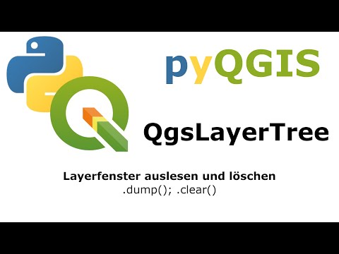pyQGIS - Layerfenster auslesen und löschen mit Python in QGIS