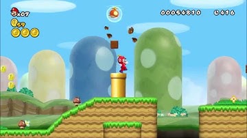 Custom NSMBWii level by StapleButter