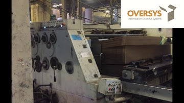 VIDEO OVERSYS U50900819MARTIN 1224 3 COLOR FLEXO FOLDER GLUER WITH INLINE ROTARY DIE CUTTER