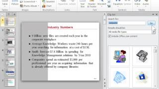 PowerPoint 2010 Insert Clip Art