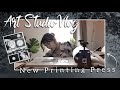 Slowly Expanding my Art Studio | Artsy Vlog 12 🚀