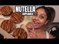 I MADE NUTELLA CUPCAKES FOR MY FRIENDS