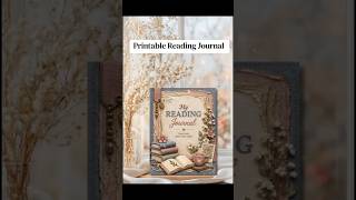 My Reading Journal printable pages for book lovers who cherish cozy reflection