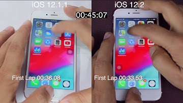iOS 12.2  Vs iOS 12.1.1 Speed test on iPhone 6s | iSuperTech