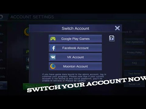 How to Change/Switch your Account easily in Mobile Legends in Android(Proper Way)