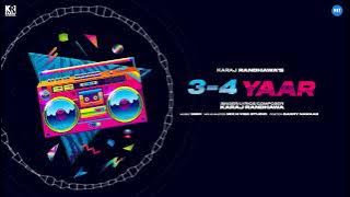 3-4 Yaar (Lyrcial Video) Karaj Randhawa | 9MM | New Punjabi Songs 2022