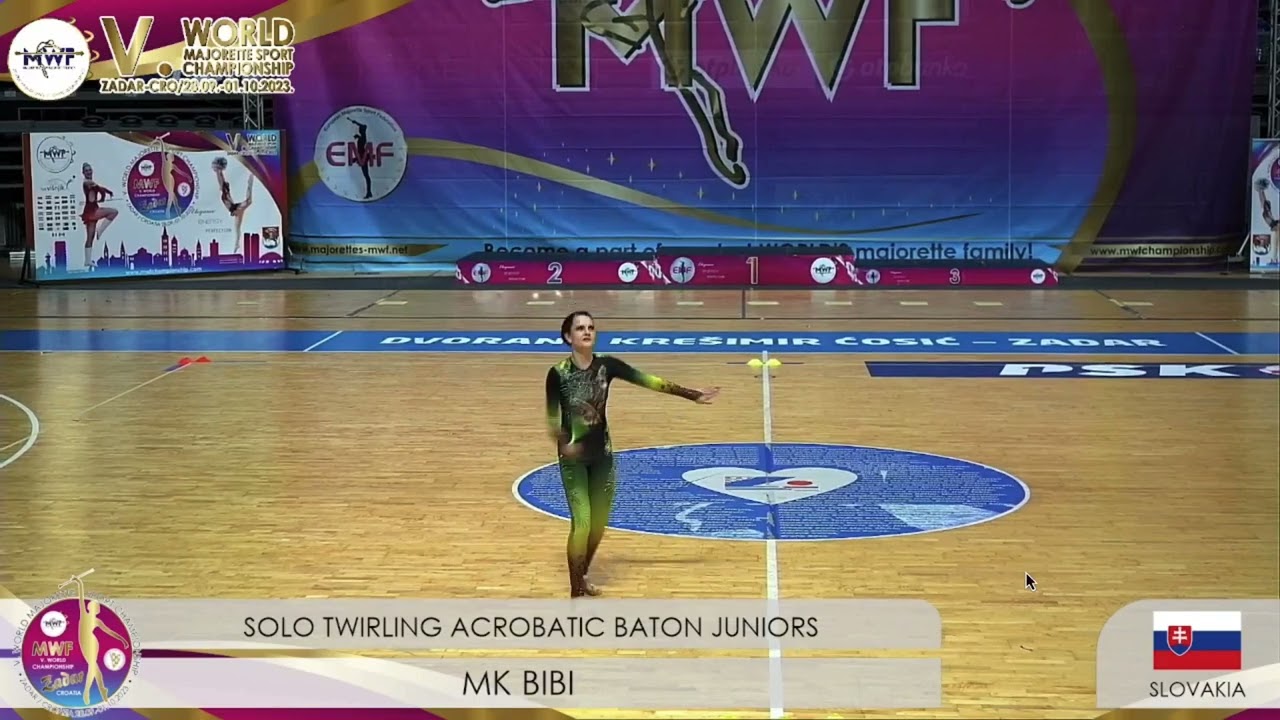 Bibiana Bottová   TWIRLING ACROBATIC BATON JUNIORS - MK BIBI Hlohovec