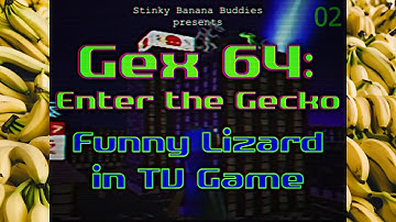 Funny Lizard in TV Game 🦎 Part 2 [Gex 64: Enter the Gecko]