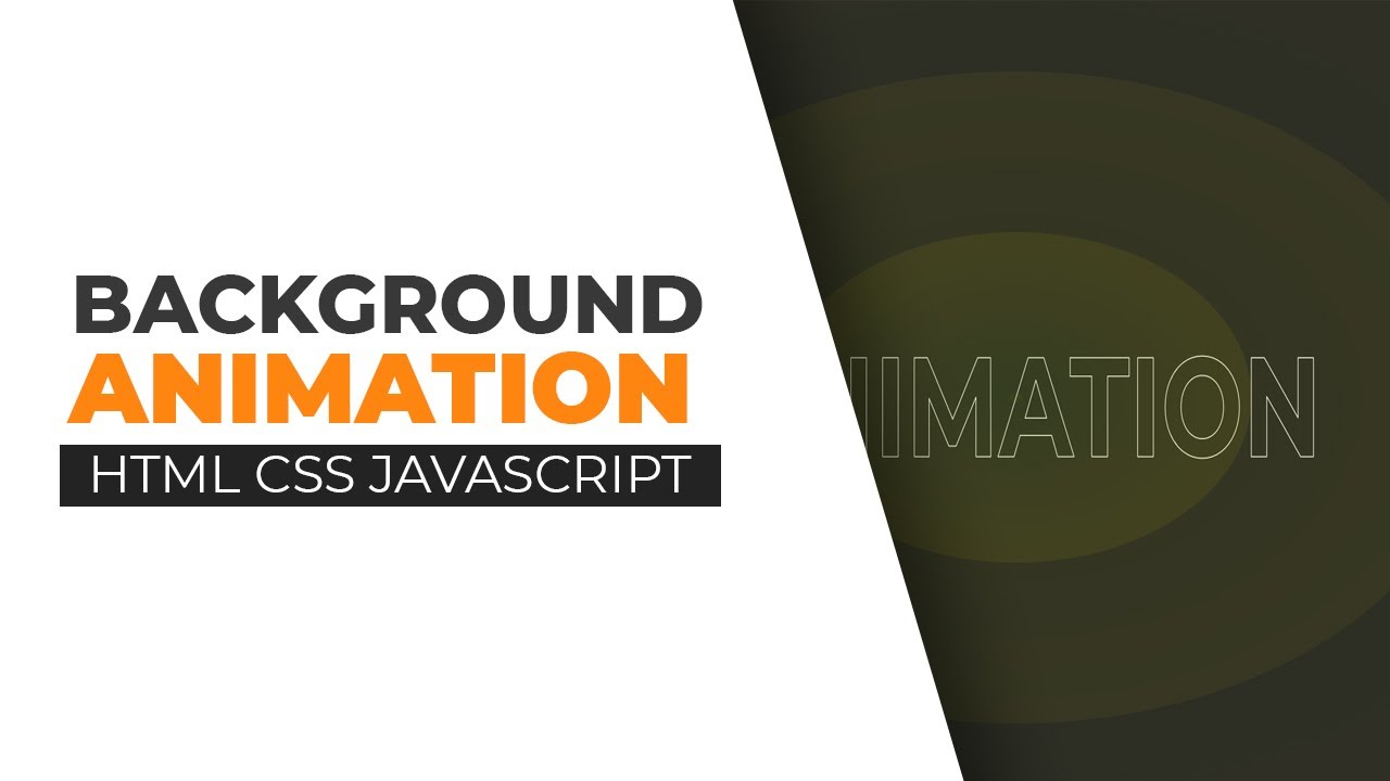 Background Animation using HTML CSS and JS | Animated Background - YouTube