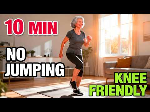 10 Minute Low Impact Cardio | No Jumping, Knee Friendly Workout