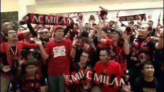 Yel-yel Milanisti Indonesia Bikin Merinding, Kompak Abis #milanisti #indonesia