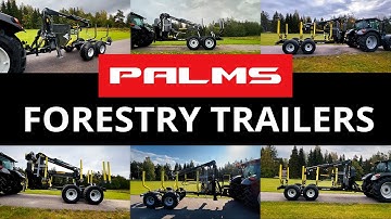 Palms forestry log trailers