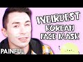 Men Try the Weirdest Tightening Korean Face Mask We Could Find