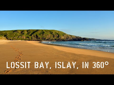 Lossit Bay, Isle of Islay, in 360° view