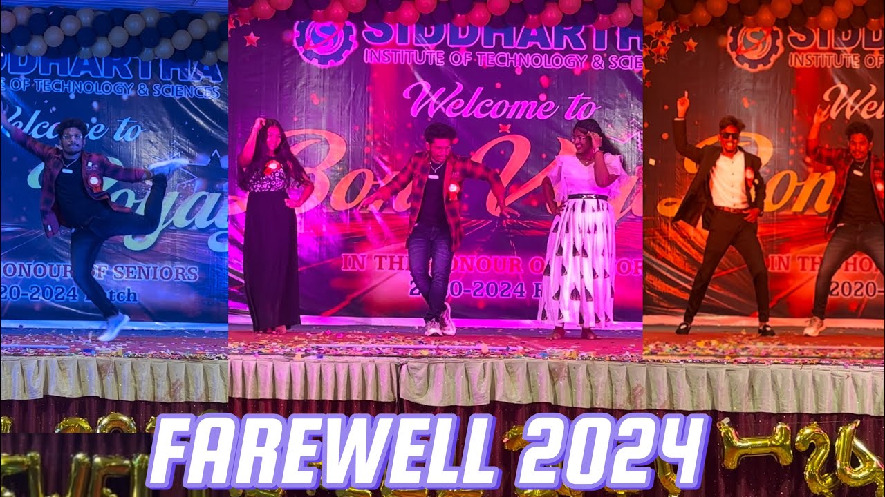 Farewell Dance Performance | 2024 | Siddhartha institute of technology ...
