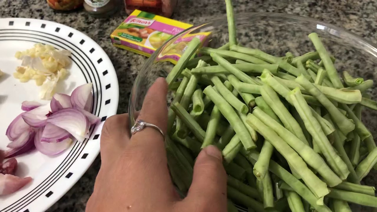Ginisang sitaw with oyster sauce and tofu YouTube