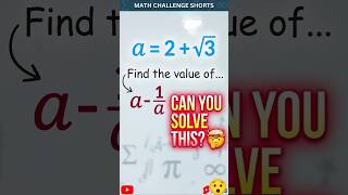 Can You Solve This in 10 Seconds? 🧠 #MathShorts #algebra #class9thmaths