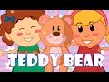 Teddy Bear Teddy Bear Turn Around - Kids Songs - BabyMoo