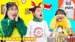 Một Ngày Chăm Em Bé Cùng Mẹ Của Hà Phương | Câu Chuyện Gia Đình | Bon Bon Funny Lồng Tiếng Việt