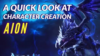 AION | Character Creation [Races and Classes]