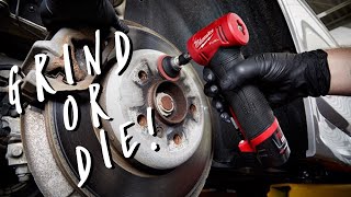 Say goodbye to Air Tools ? Milwaukee Tool M12 2485-22 Right Angle Die Grinder