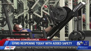 Gyms reopening with added safety