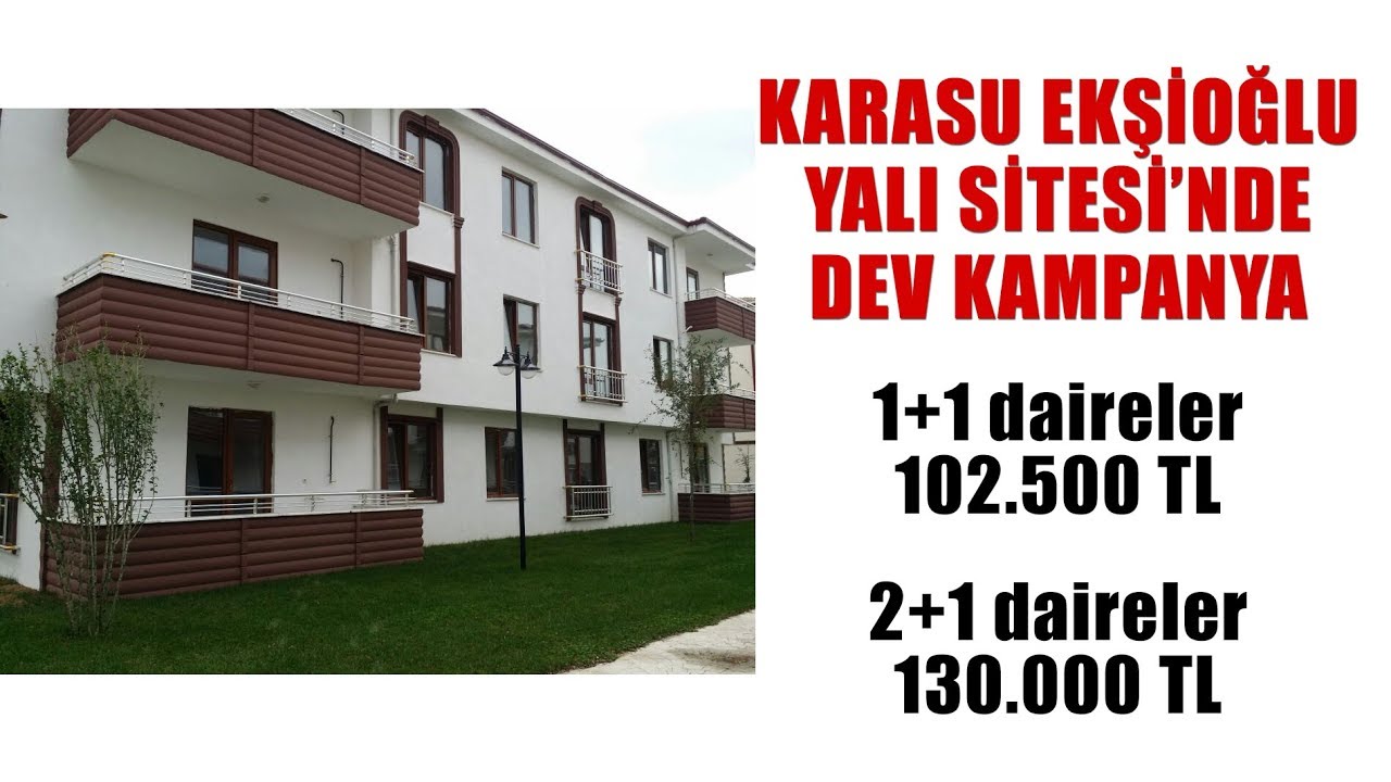 KARASU�DA SATILIK EVLER DAİRELER YAZLIKLAR YouTube