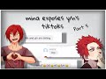 mina exposes y/n’s tiktoks part 5| y/n x kirishima