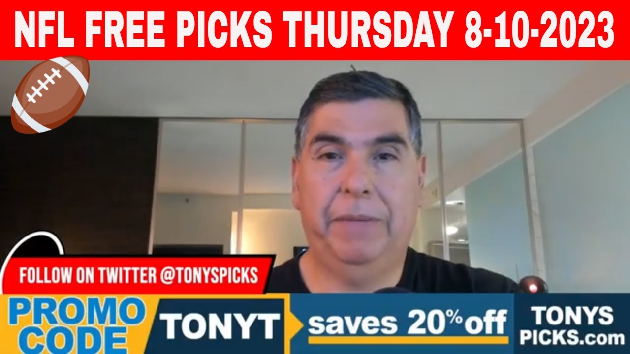 2 FREE NFL Pre Season Week 1 Picks and Predictions on NFL Betting Tips