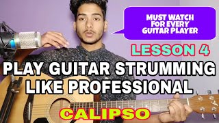 Learn Professional guitar strumming pattern