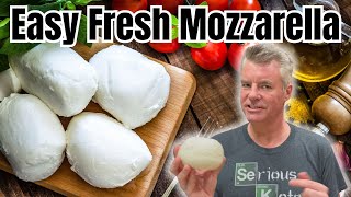 Make Fresh 'Mozzarella' for 20% of the Cost  with Ingredients You Have in Your Pantry