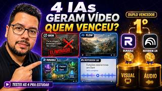 Comparei 4 IAs gerando VÍDEOS para estudos — qual venceu?