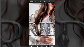 Glass Font editing how to make glass font on Pixlab ps touch like photopea in hindi -Samoo Creation screenshot 5