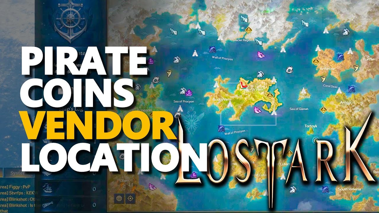 Pirate Coins Vendor Lost Ark Location