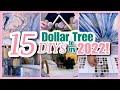 15 DOLLAR TREE DIYS TO TRY IN 2022!!