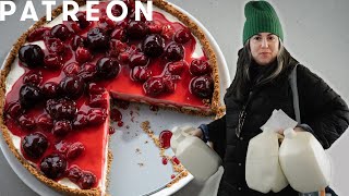 Claire Saffitz NoBake Cheesecake with Homemade Cheese | Patreon Recipe