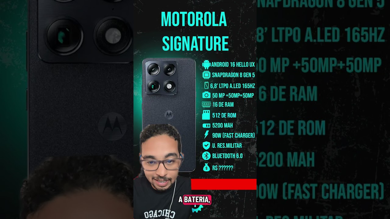 MOTOROLA SIGNATURE (MINHA OPNIÃO)! 