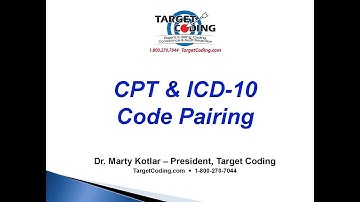 Target Coding Video   CPT & ICD 10 Code Pairing
