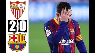 Barcelona vs Sevilla 2 0 Extended Highlights & Goals  ملخص مباراة برشلونة اشبيلية