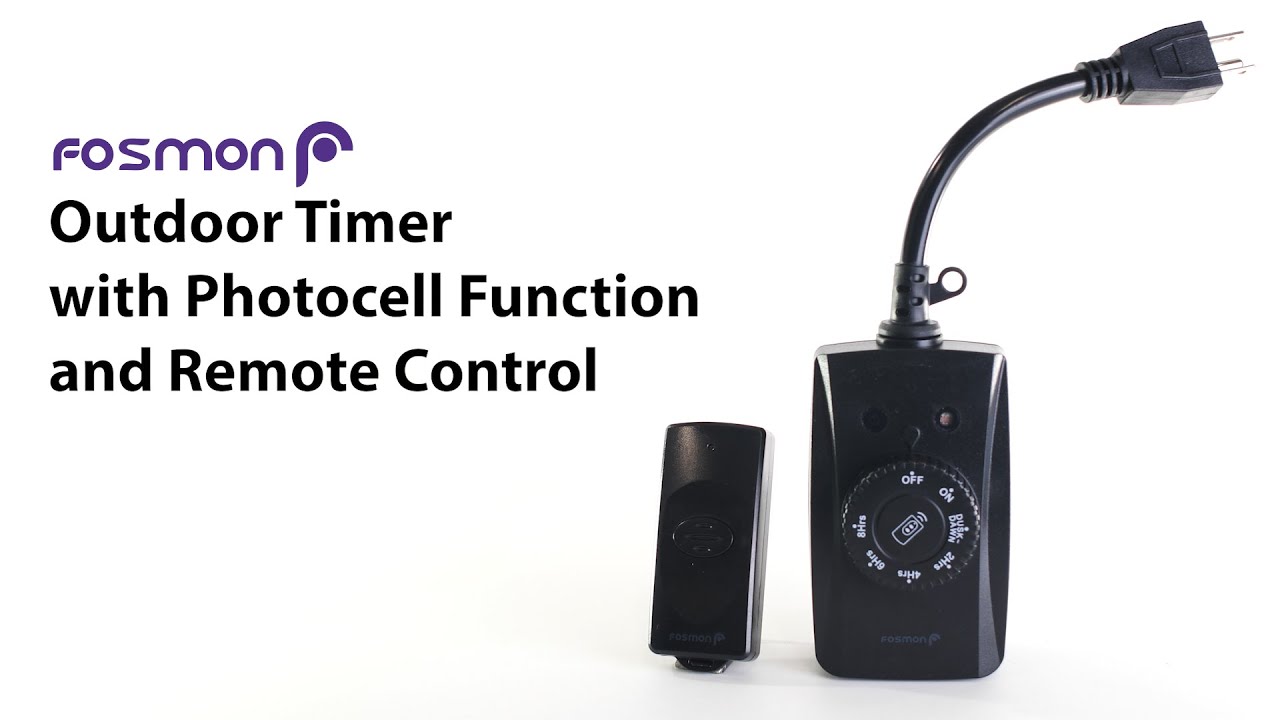 Indoor/Outdoor Wireless Remote Control Outlet - Fosmon