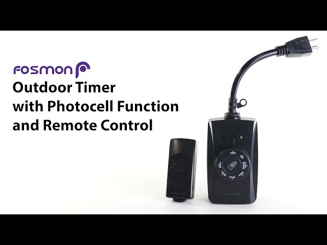 Fosmon [ETL Listed] 125V/15A/60Hz Weekly Programmable Timer