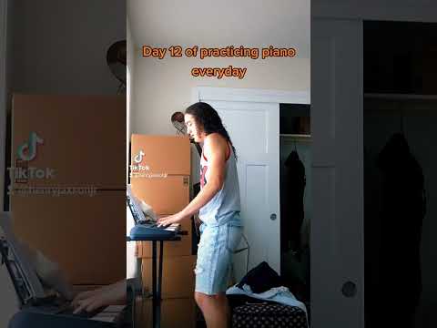 Day 12 of practicing piano everyday. #shorts #music #piano #practice