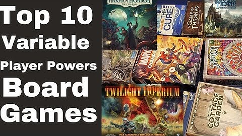 Top 10 Variable Player Power Board Games