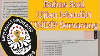 Bahas Soal UM UNDIP Semarang