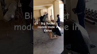 Huge rocket model made in Kenya by Eugene Awimbo #blueorigin #blueloop Kenya #blueorbit #blueoceans