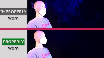 COVID-19: Wear a well-constructed, well-fitting, properly worn mask or respirator (described video)